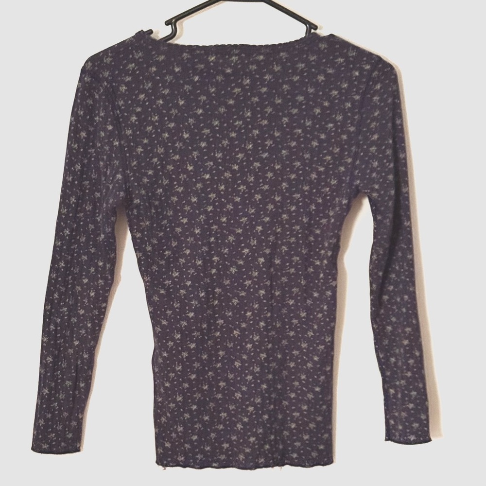 Dôen Octavia Tee in Navy Windswept Floral - Picture 3 of 3